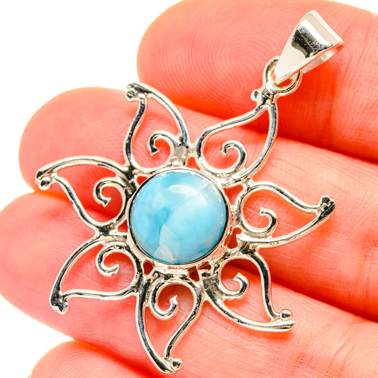 Larimar Pendants handcrafted by Ana Silver Co - PD21442