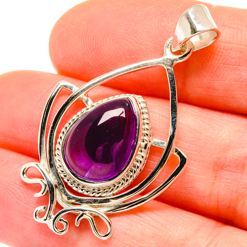 Amethyst Pendants handcrafted by Ana Silver Co - PD21450