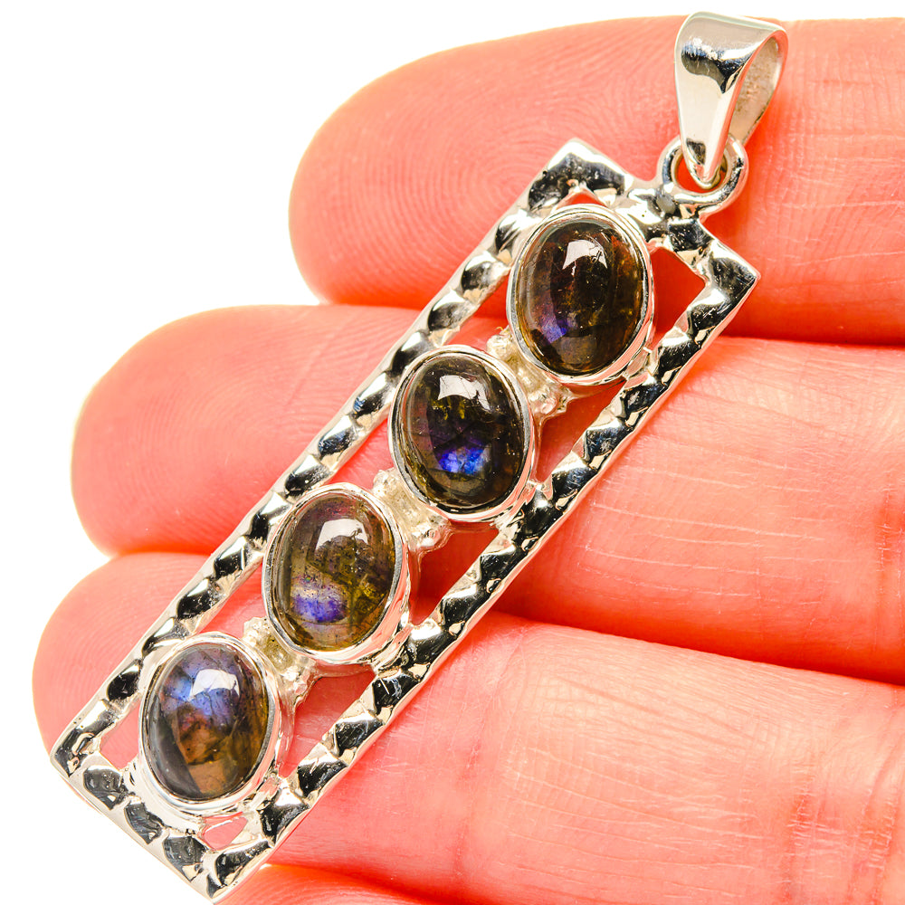 Labradorite Pendants handcrafted by Ana Silver Co - PD21456
