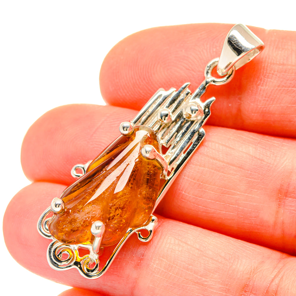 Baltic Amber Pendants handcrafted by Ana Silver Co - PD21465
