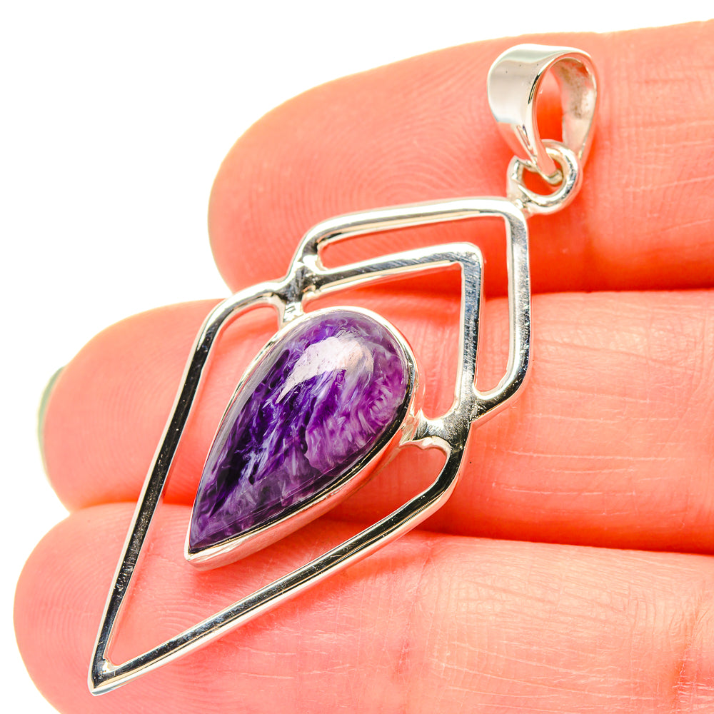 Charorite Pendants handcrafted by Ana Silver Co - PD21467