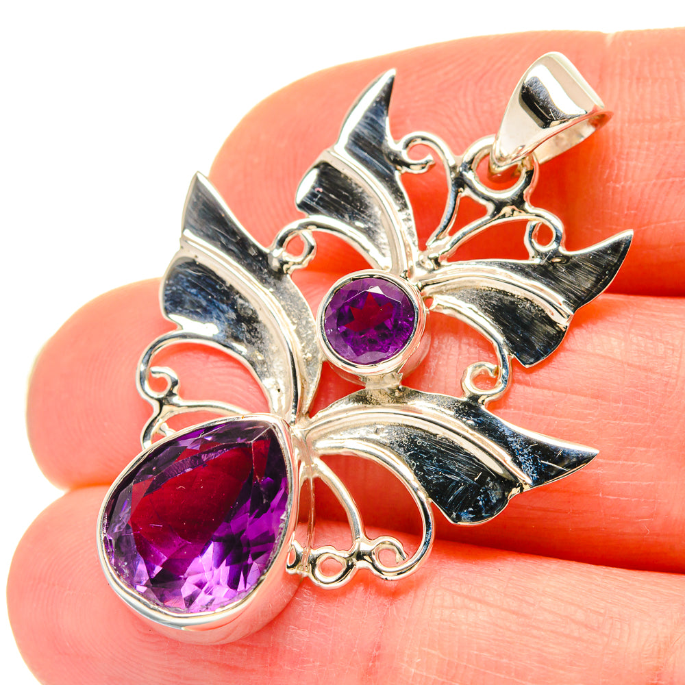 Amethyst Pendants handcrafted by Ana Silver Co - PD21470