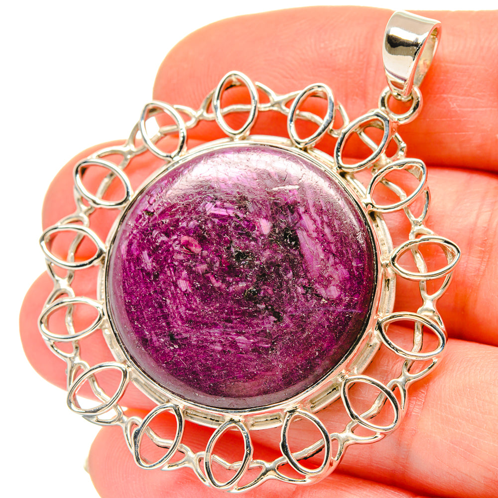 Ruby Pendants handcrafted by Ana Silver Co - PD21483