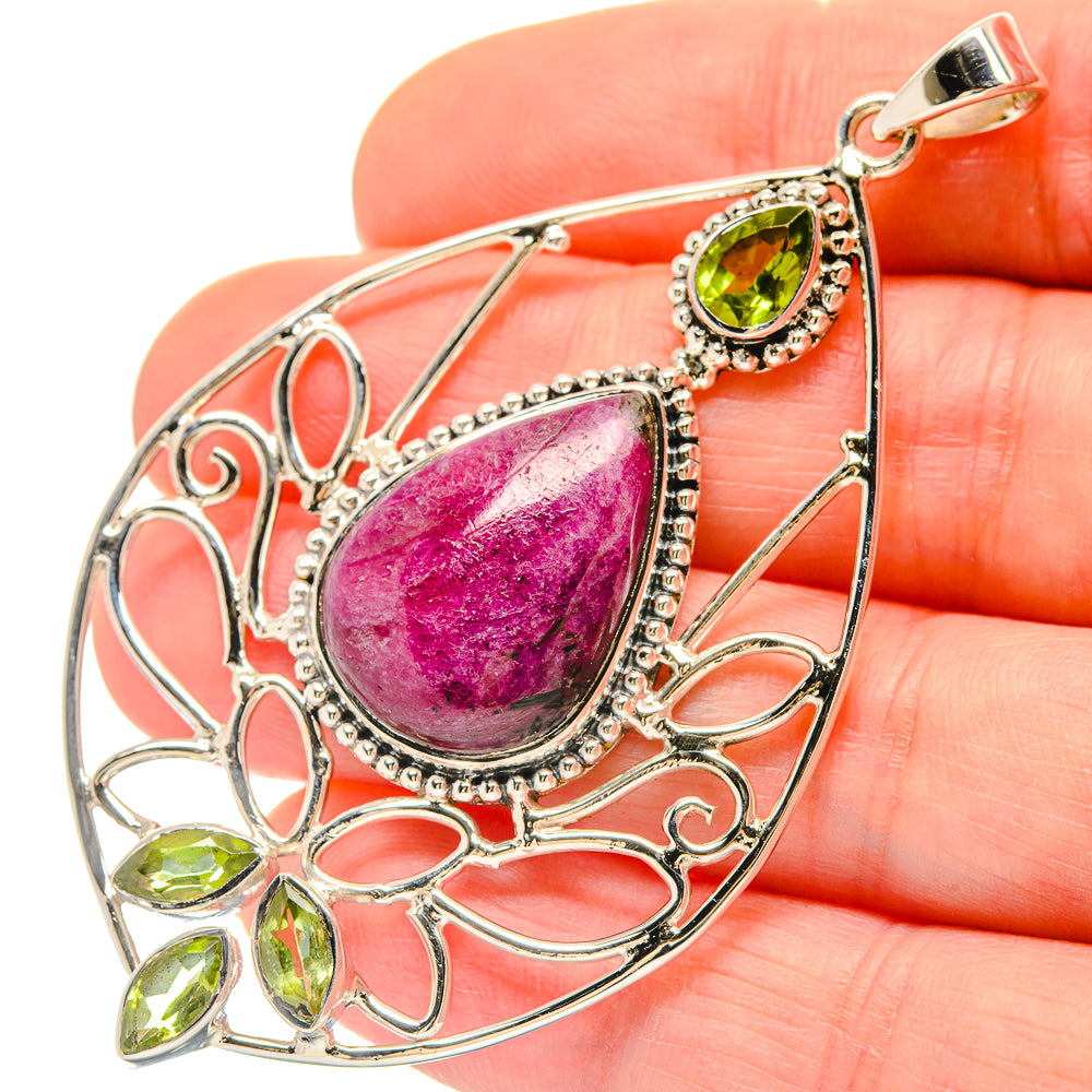 Ruby Pendants handcrafted by Ana Silver Co - PD21484