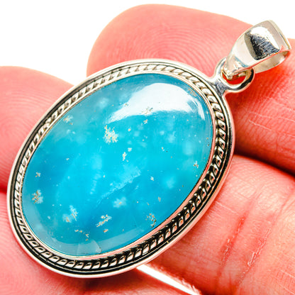 Larimar Pendants handcrafted by Ana Silver Co - PD21491