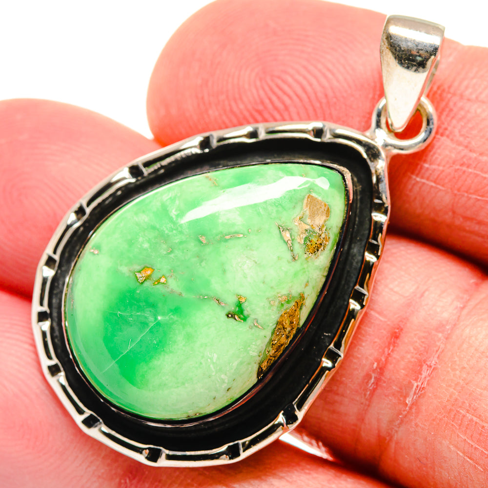 Variscite Pendants handcrafted by Ana Silver Co - PD21496