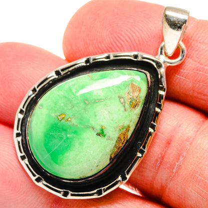 Variscite Pendants handcrafted by Ana Silver Co - PD21496