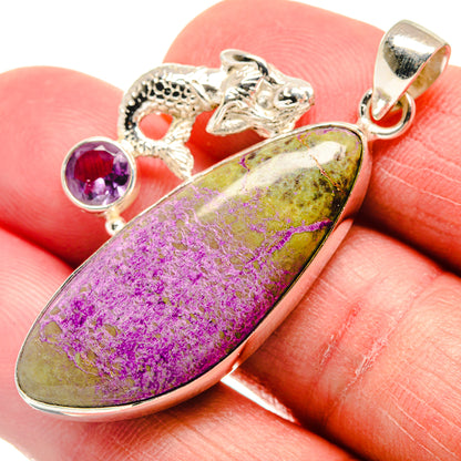 Stichtite Pendants handcrafted by Ana Silver Co - PD21504
