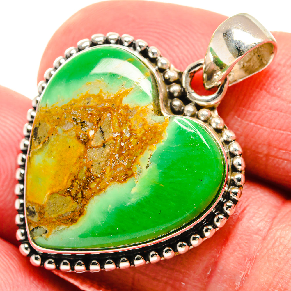 Variscite Pendants handcrafted by Ana Silver Co - PD21518
