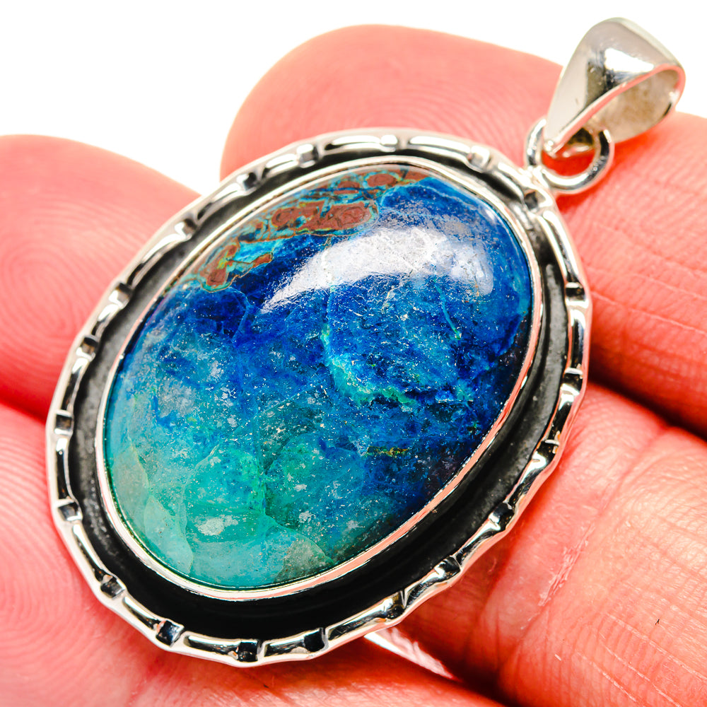 Azurite Pendants handcrafted by Ana Silver Co - PD21522