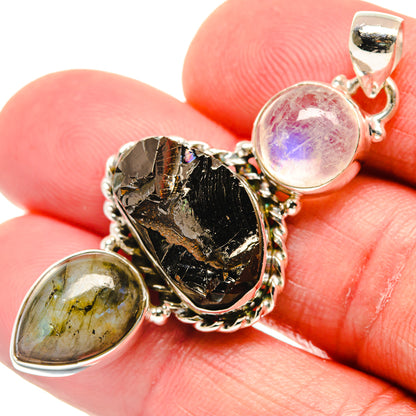Shungite Pendants handcrafted by Ana Silver Co - PD21533