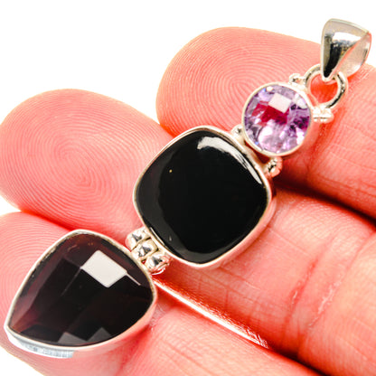 Black Onyx Pendants handcrafted by Ana Silver Co - PD21538