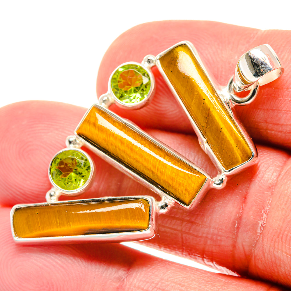Tiger Eye Pendants handcrafted by Ana Silver Co - PD21548