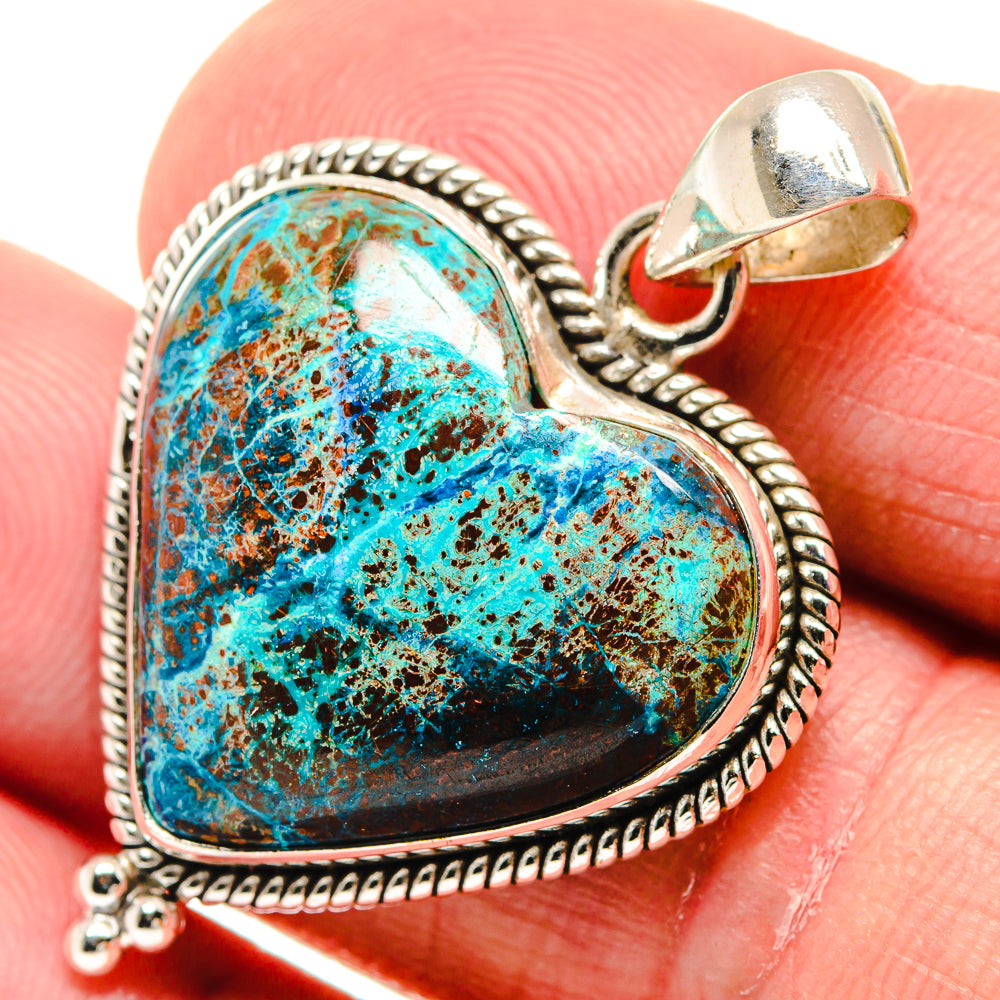 Shattuckite Pendants handcrafted by Ana Silver Co - PD21558