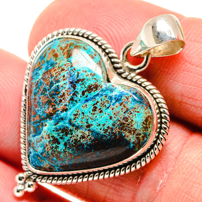 Shattuckite Pendants handcrafted by Ana Silver Co - PD21558
