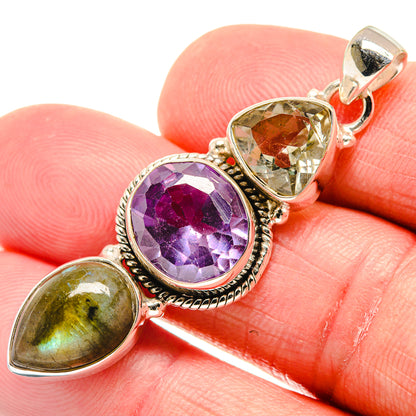 Amethyst Pendants handcrafted by Ana Silver Co - PD21579