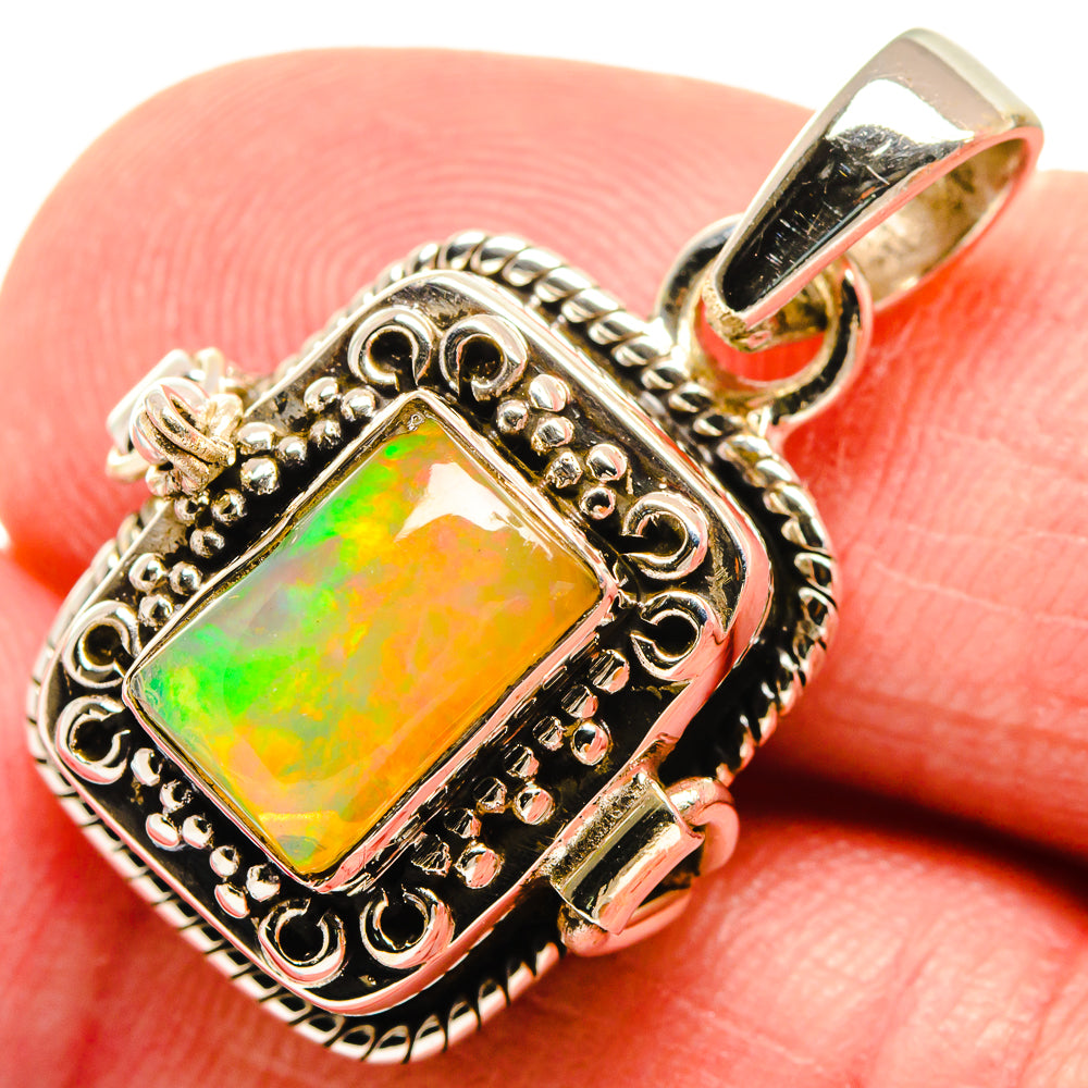 Ethiopian Opal Pendants handcrafted by Ana Silver Co - PD21593
