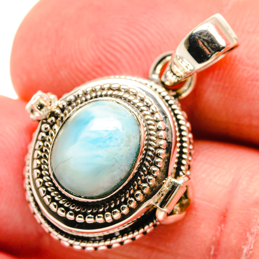 Larimar Pendants handcrafted by Ana Silver Co - PD21597