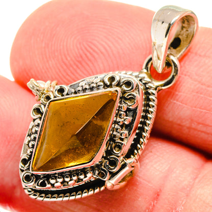 Citrine Pendants handcrafted by Ana Silver Co - PD21604