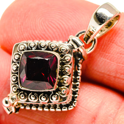 Garnet Pendants handcrafted by Ana Silver Co - PD21607