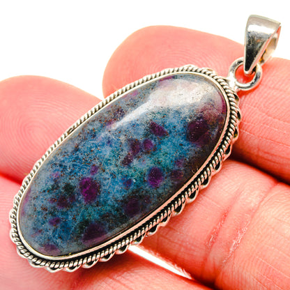 Ruby Fuchsite Pendants handcrafted by Ana Silver Co - PD21620