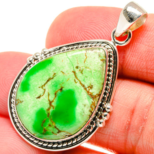 Variscite Pendants handcrafted by Ana Silver Co - PD21624
