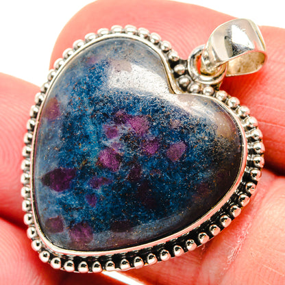 Ruby Fuchsite Pendants handcrafted by Ana Silver Co - PD21629