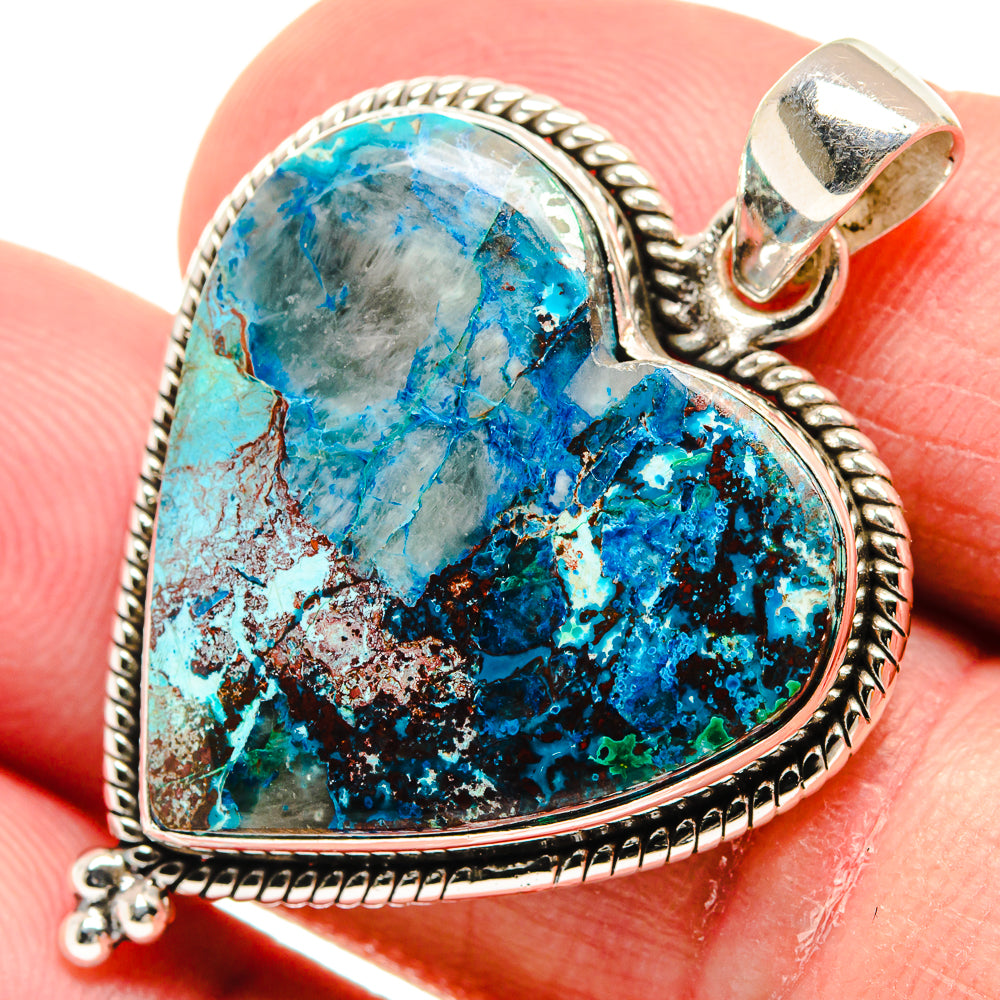 Shattuckite Pendants handcrafted by Ana Silver Co - PD21631