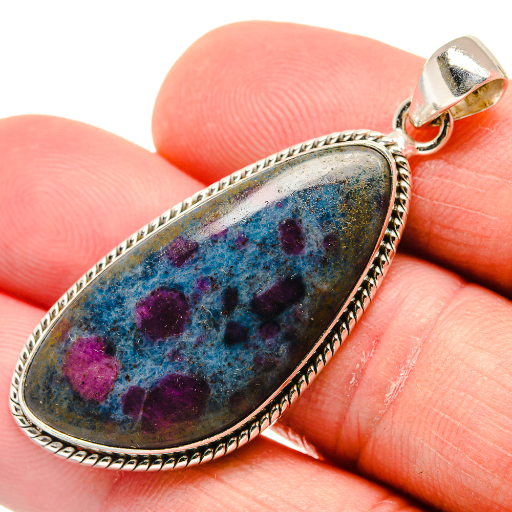 Ruby Fuchsite Pendants handcrafted by Ana Silver Co - PD21663