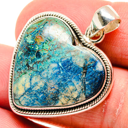 Chrysocolla Pendants handcrafted by Ana Silver Co - PD21665