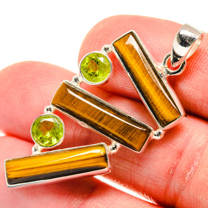 Tiger Eye Pendants handcrafted by Ana Silver Co - PD21669