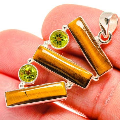 Tiger Eye Pendants handcrafted by Ana Silver Co - PD21672