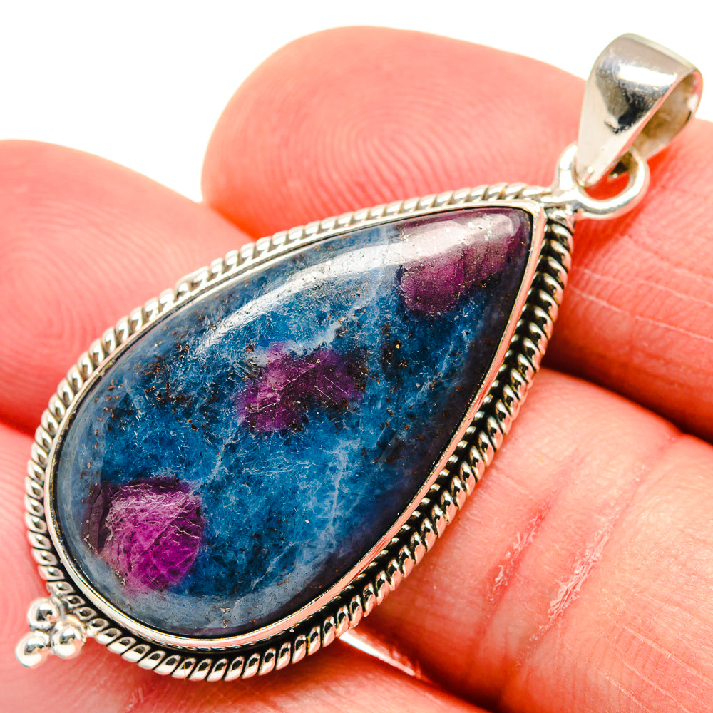 Ruby Fuchsite Pendants handcrafted by Ana Silver Co - PD21677