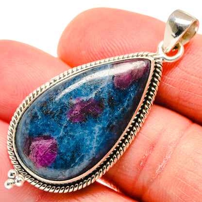 Ruby Fuchsite Pendants handcrafted by Ana Silver Co - PD21677