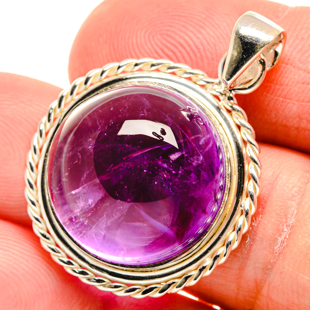 Amethyst Pendants handcrafted by Ana Silver Co - PD21688