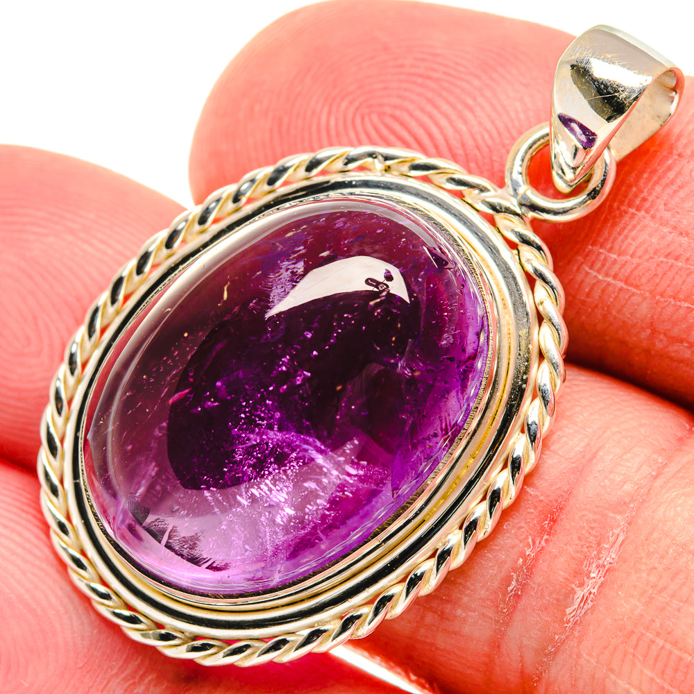 Amethyst Pendants handcrafted by Ana Silver Co - PD21689