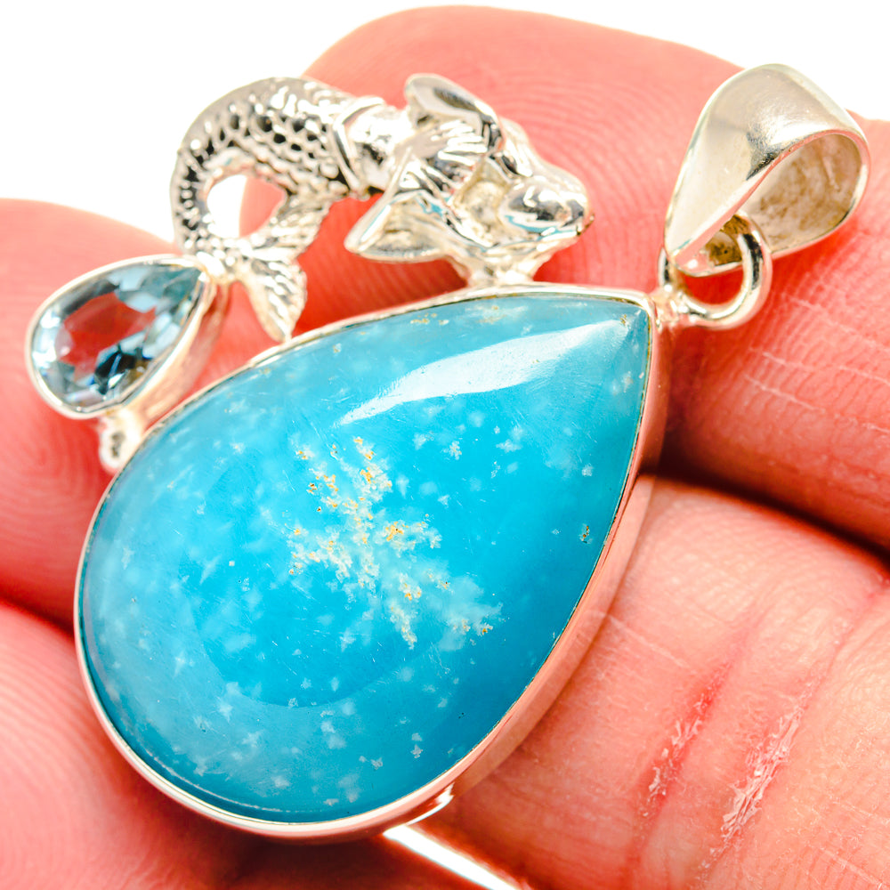 Smithsonite Pendants handcrafted by Ana Silver Co - PD21700