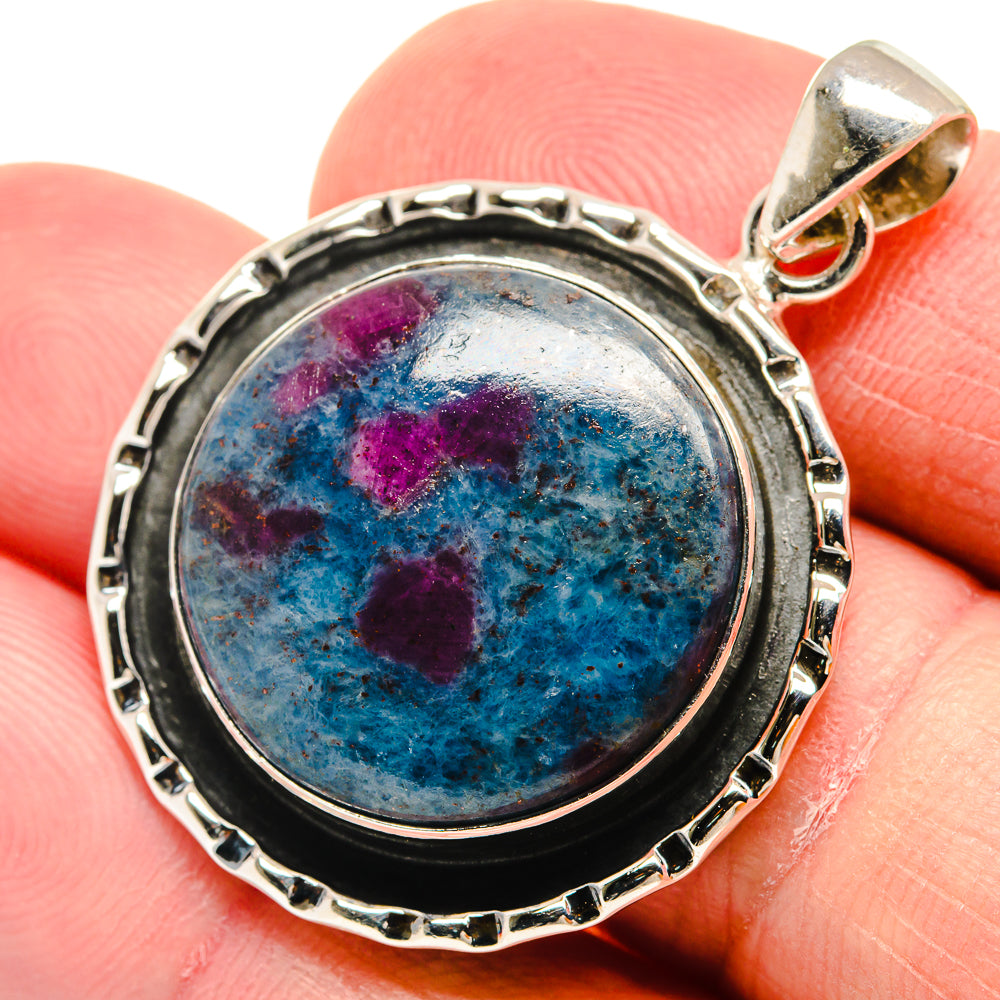 Ruby Fuchsite Pendants handcrafted by Ana Silver Co - PD21715