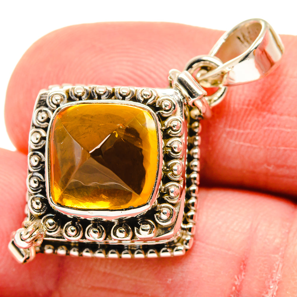 Citrine Pendants handcrafted by Ana Silver Co - PD21723