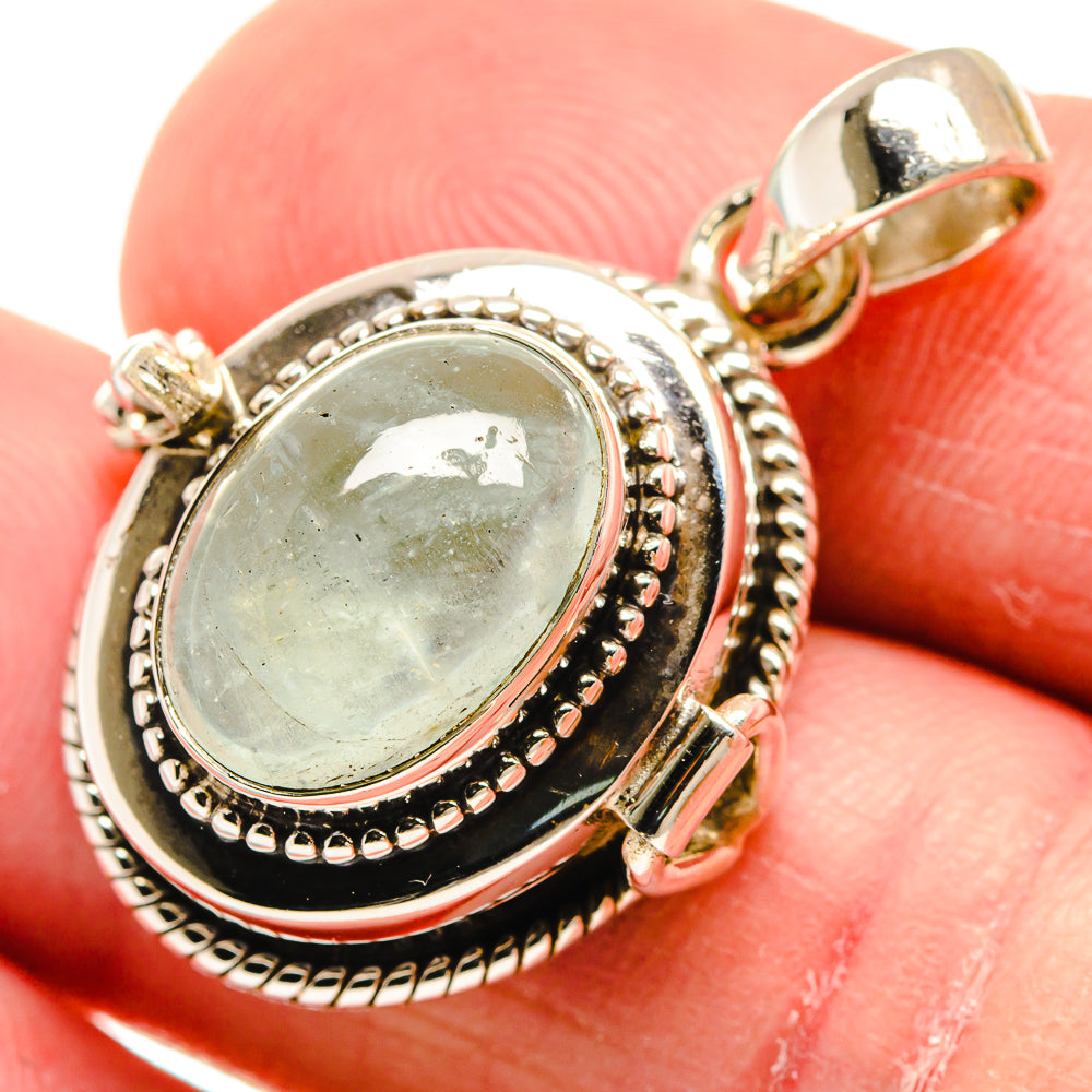 Aquamarine Pendants handcrafted by Ana Silver Co - PD21724