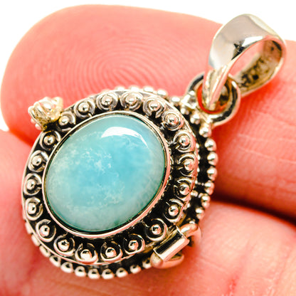 Aquamarine Pendants handcrafted by Ana Silver Co - PD21726