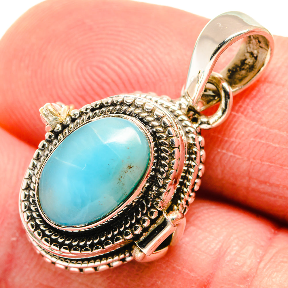 Larimar Pendants handcrafted by Ana Silver Co - PD21730