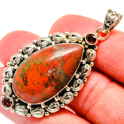 Sonora Sunrise, Garnet Pendants handcrafted by Ana Silver Co - PD21745