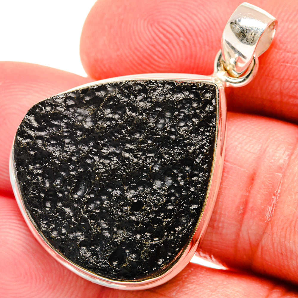 Tektite Pendants handcrafted by Ana Silver Co - PD21755