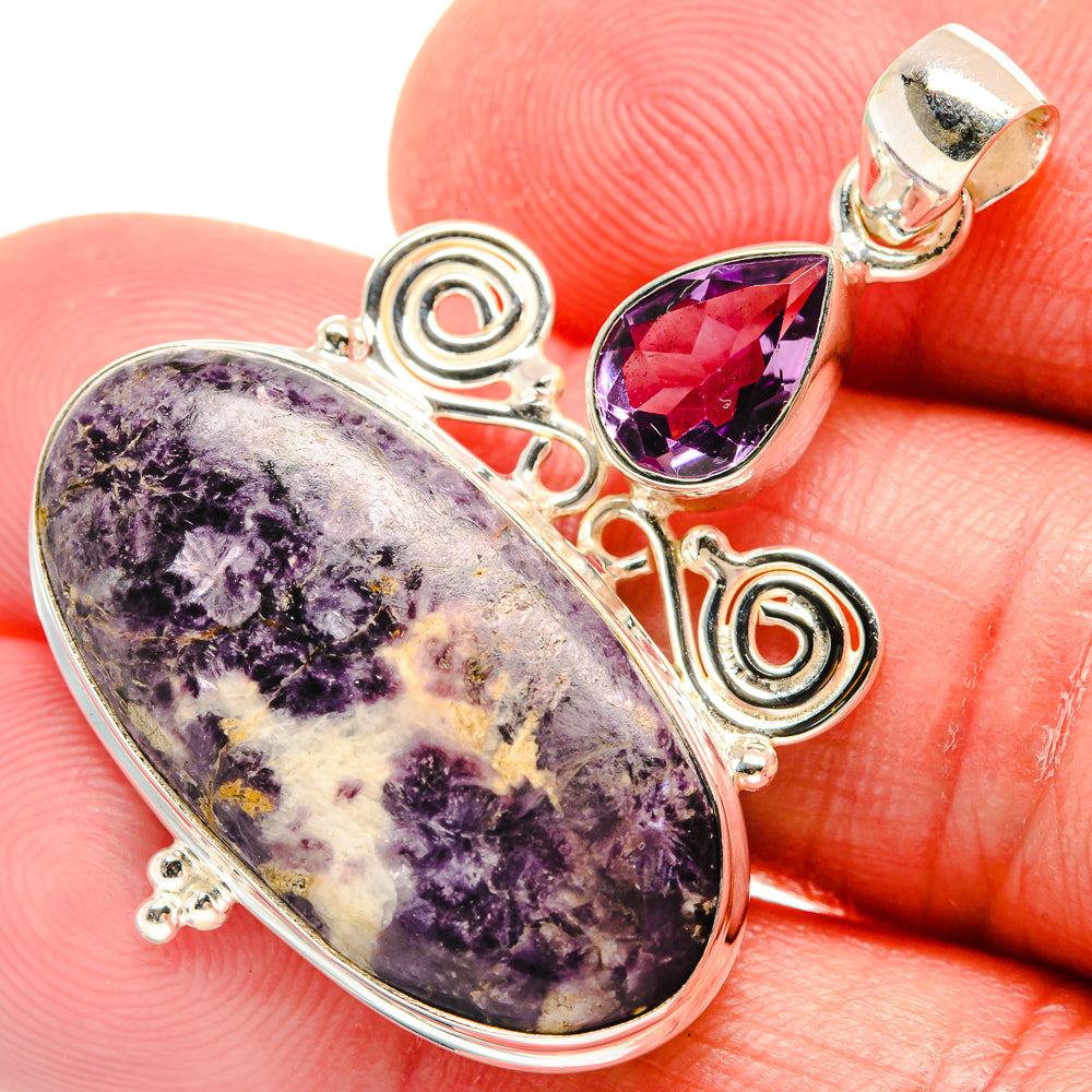 Kammererite, Amethyst Pendants handcrafted by Ana Silver Co - PD21759