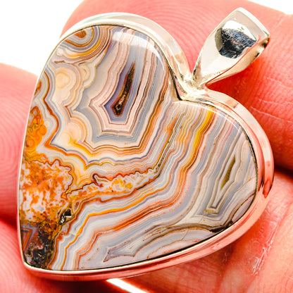 Crazy Lace Agate Pendants handcrafted by Ana Silver Co - PD21760