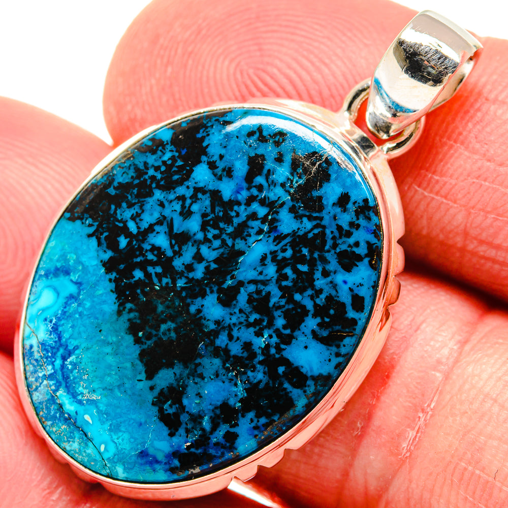Shattuckite Pendants handcrafted by Ana Silver Co - PD21771