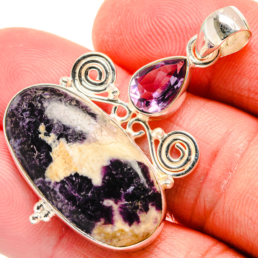 Kammererite, Amethyst Pendants handcrafted by Ana Silver Co - PD21773