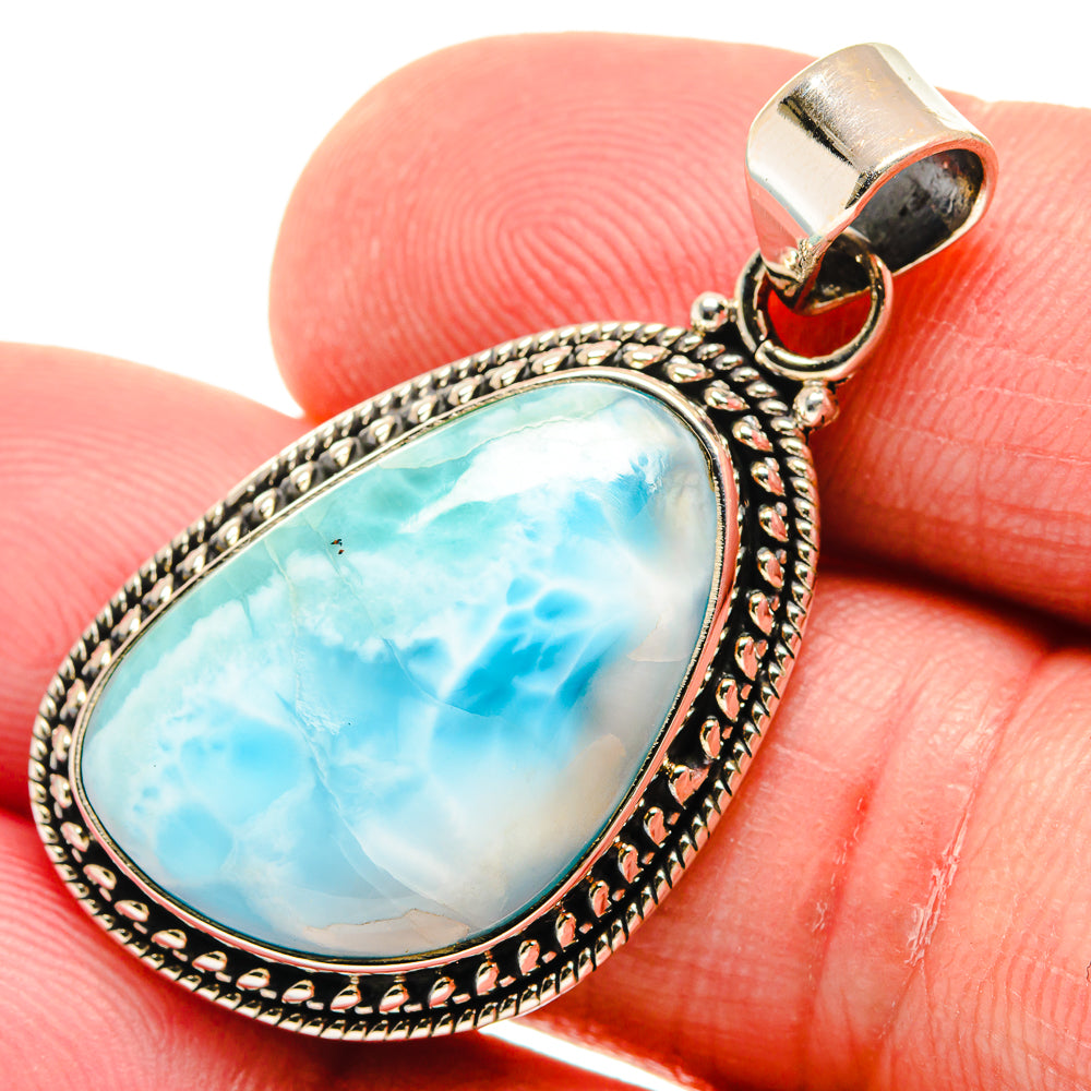 Larimar Pendants handcrafted by Ana Silver Co - PD21801