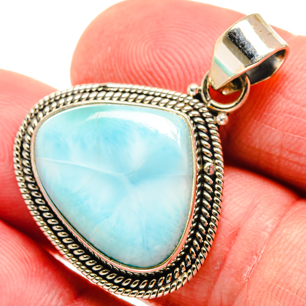 Larimar Pendants handcrafted by Ana Silver Co - PD21804